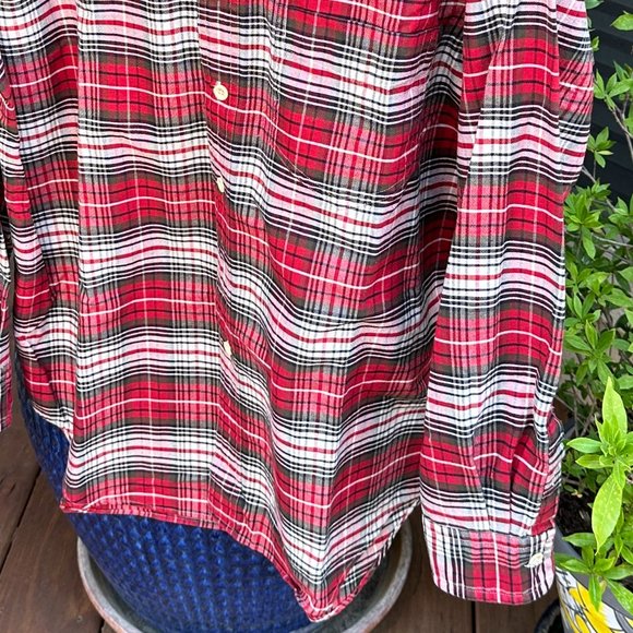 J CREW Men's Button-Down Tartan Plaid Shirt - L - Picture 6 of 8